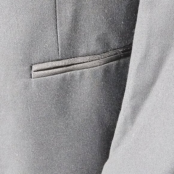 Lubiam Loro Piana Black Two Button Tuxedo Jacket, Men's 44L - Picture 4 of 12